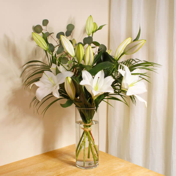 white lily bouquet delivery uk White Lilies Bouquet | Same Day Delivery