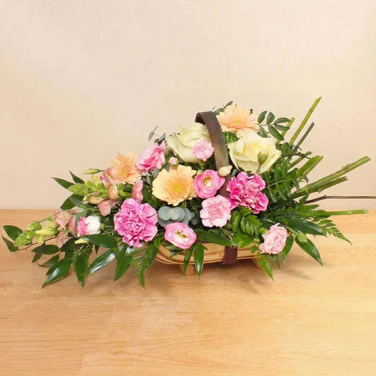 Sympathy Basket Soft Pastels