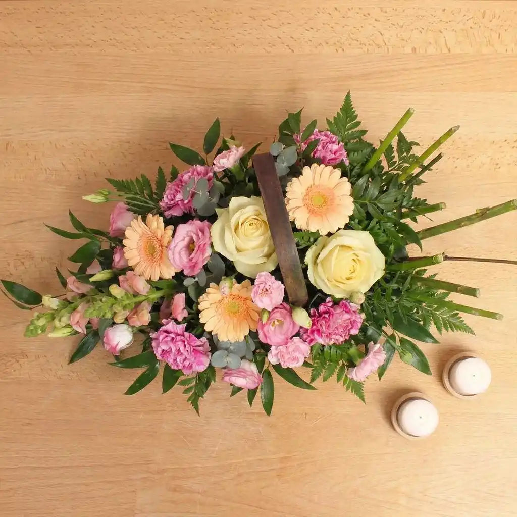 Sympathy Basket Soft Pastels