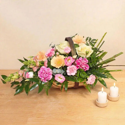 Sympathy Basket Soft Pastels