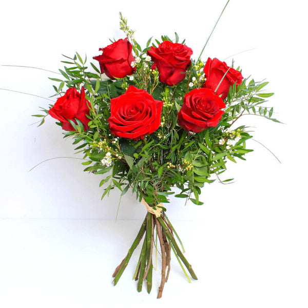 Luxury 6 Red Roses | Same Day Delivery | Flower Shops Network