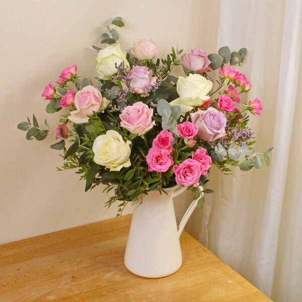 Pastel Mixed Roses | Same Day Delivery | Flower Shops Network