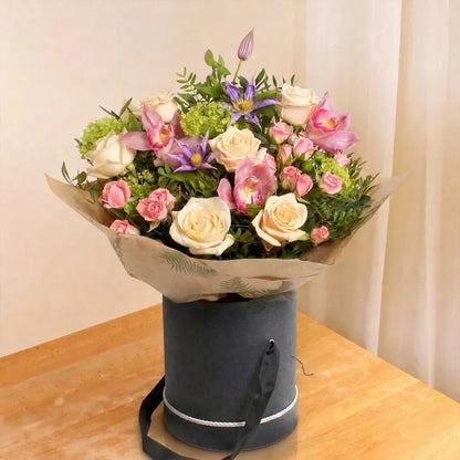Plush Orchid Hatbox