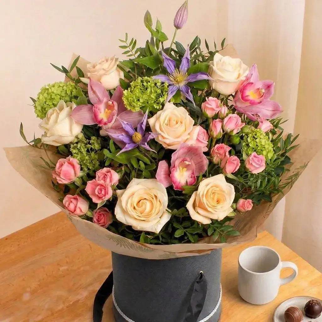 Plush Orchid Hatbox