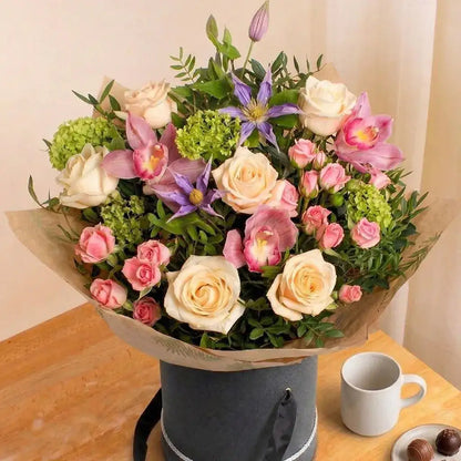 Plush Orchid Hatbox