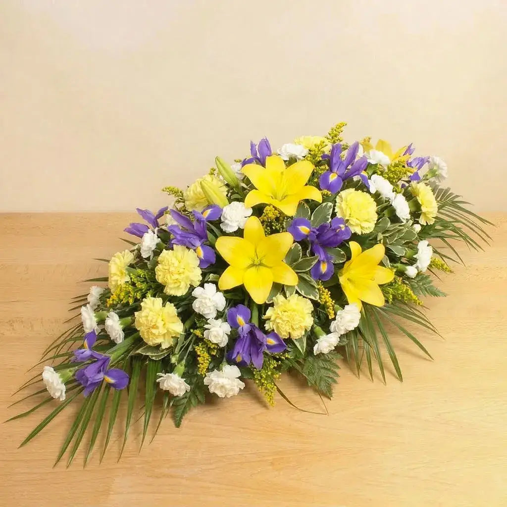 Sympathy Lily and Iris Spray