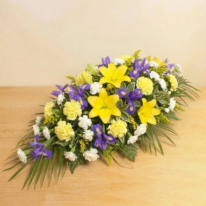 Sympathy Lily and Iris Spray