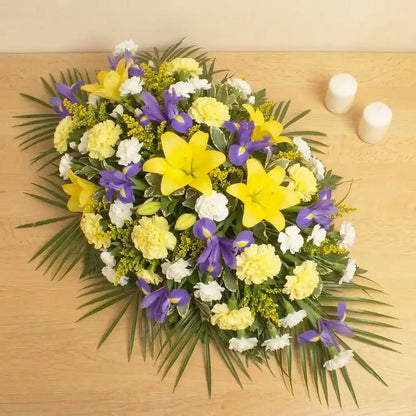 Sympathy Lily and Iris Spray