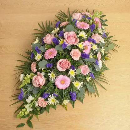 Sympathy Pink Coffin Spray