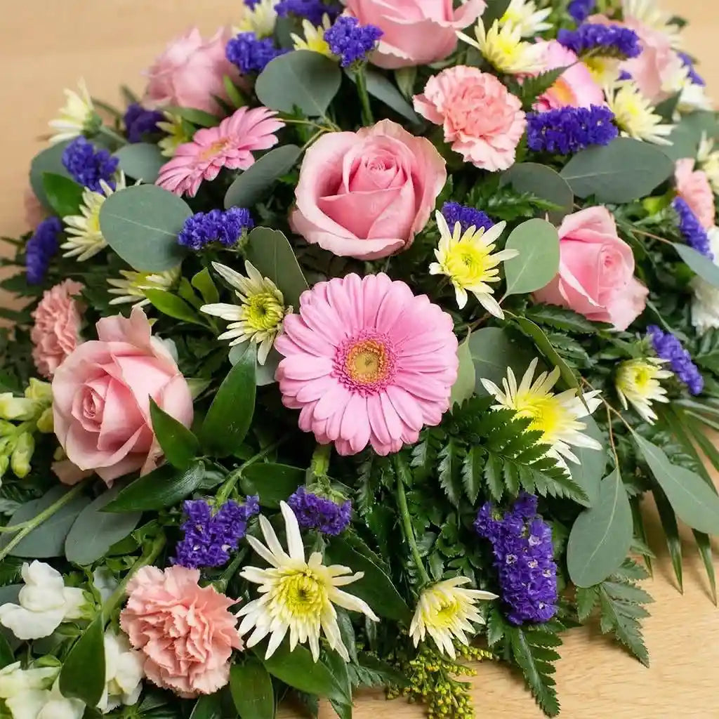 Sympathy Pink Coffin Spray