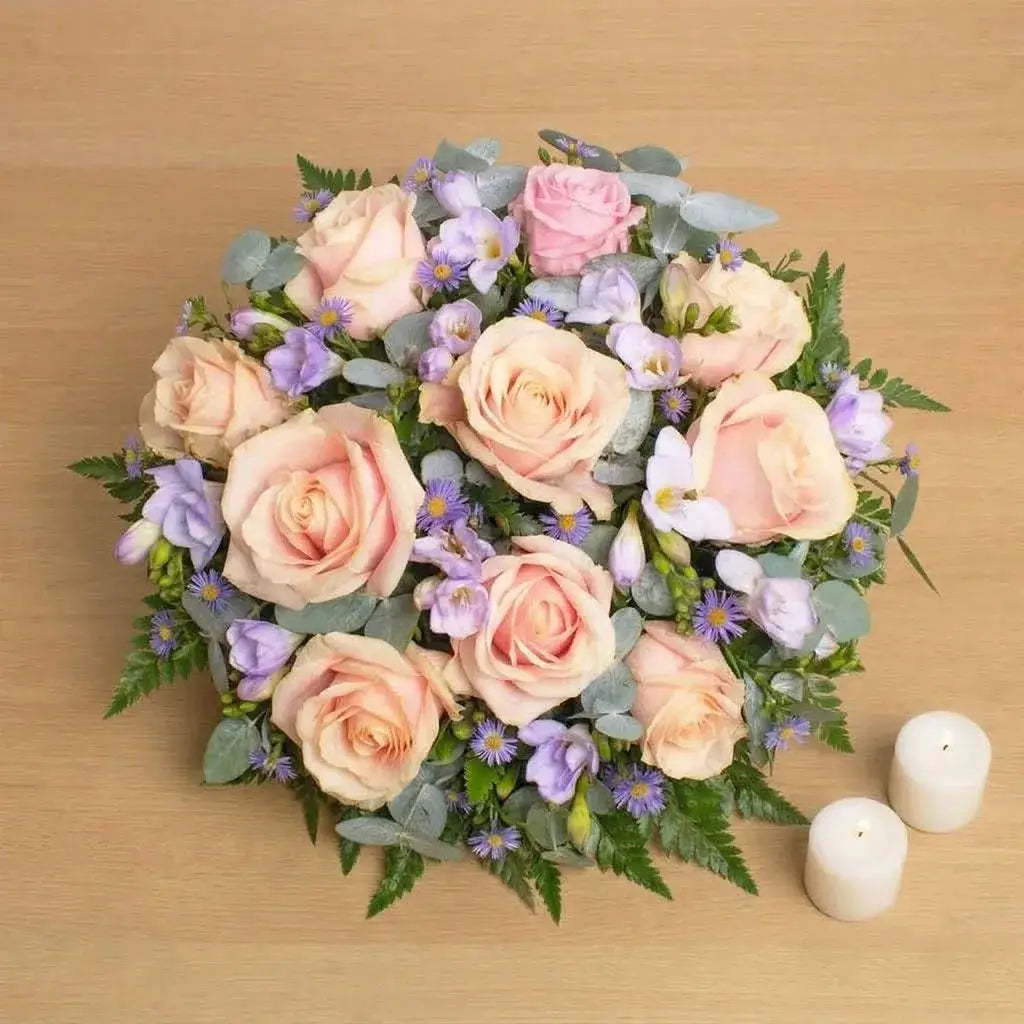 Sympathy Rose and Freesia Posy