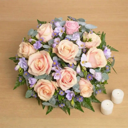 Sympathy Rose and Freesia Posy